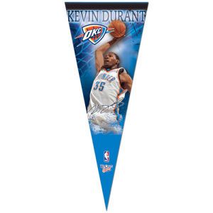 Oklahoma City Thunder Durant Wincraft 12x30 Premium Player Pennant