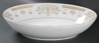 Signature Coronet 10 Oval Vegetable Bowl, Fine China Dinnerware   Floral, Inner