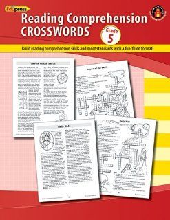 Edupress Ep 189r Comprehension Crosswords Book Gr 5: Toys & Games