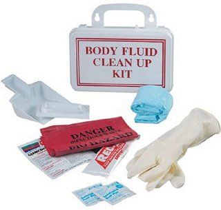 North by Honeywell 553001 Body Fluid Clean Up Kit   552001 in 10 Unit Plastic   Workplace First Aid Kits  
