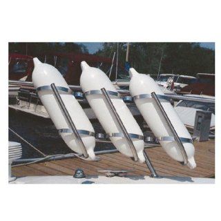 Taylor Made Products Stainless Steel Boat Fender Rack (9" to 11" Fenders, 2 Unit) : Sports & Outdoors