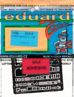 EDU33117 1:32 Eduard Color Zoom PE   P 51K Mustang Interior (for the Tamiya model kit: Toys & Games