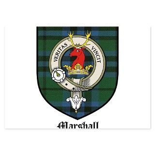 Marshall Clan Crest Tartan Invitations by coatofarmscrest
