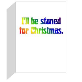 Ill be Stoned for Christmas Cards (Package of by groovynetgear