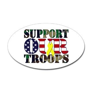Support Our Troops Oval Decal by support_troop