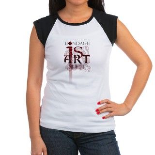 Bondage is Art 2011 LE Cap Sleeve T Shirt by TheDungeonArtificer