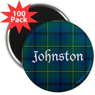 Tartan   Johnston 2.25 Magnet (100 pack) by thingsscottish