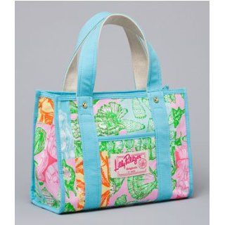 Lilly Pulitzer Originals Small Vacation Tote Bag Handbag Purse (Turquoise): Clothing