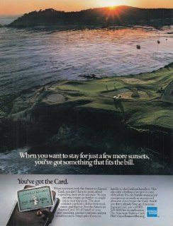 1981 American Express Few More Sunsets, American Express Print Ad  