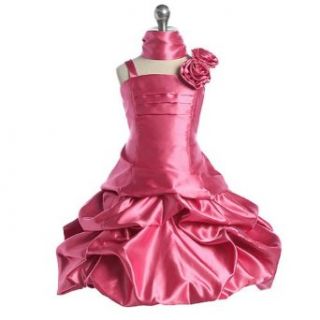 Chic Baby Girls Pink Bubble Flower Girl Pageant Easter Dress 4 16: Special Occasion Dresses: Clothing