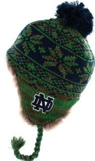 Notre Dame Fighting Irish Adidas 2013 Womens Tassel Knit Hat : Football Socks : Sports & Outdoors