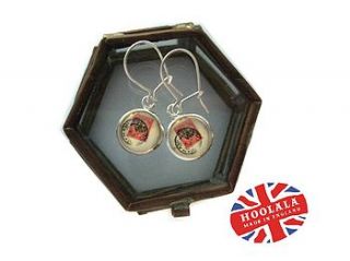 love letter charm earrings made in england by hoolala