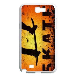 Everyone loves to skateboard orange sport New Design Protective Cases Cover for Samsung Galaxy Note 2 N7100: Computers & Accessories