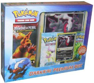Pokemon Darkrai Premium Box 1 Deck, 2 EX Packs, 1 Pitch Black Foil Darkrai Card & 1 Oversized Darkrai Card: Toys & Games