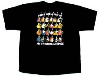 Guitar T Shirt These Are A Few Of My Favorite Strings: Clothing