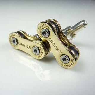connex wippermann bicycle chain cufflinks by velofy