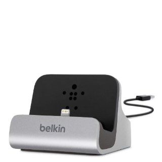 Belkin Charge and Sync Dock with Lightning Cable Connector for iPhone 5 / 5S / 5c and iPod touch 5th Generation (Silver): Cell Phones & Accessories