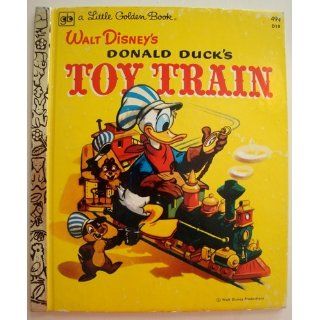 Walt Disney's Donald Duck's Toy Train (A Little Golden Book D18): Jane Werner: Books