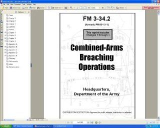 U.S. Army FM 3 34.2 Combined Arms Breaching Operations Theory, Tactics, Techniques, Planning Field Manual Guide Book on CD ROM  Other Products  