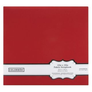 Colorbok Fabric Album   Red (12x12)