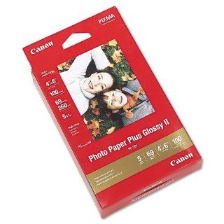Canon Products   Canon   Photo Paper Plus Glossy II, 69 lbs., 4 x 6, 100 Sheets/Pack   Sold As 1 Pack   Gives your images the look and feel of a traditional photograph.   Vivid colors with a high quality glossy finish.   : Office Products