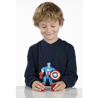 Marvel Super Hero Mashers Captain America Figure 6 inches: Toys & Games