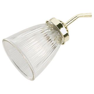 Sea Gull Lighting Ceiling Fan Glass Shade in Clear Ribbed White