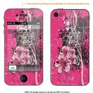 Matte Protective Decal Skin Sticker (Matte Finish) for Apple Iphone 4 & 4S case cover MAT_iphone4 249: Cell Phones & Accessories