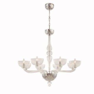 Hampton Bay Ariel Collection 8 light 88 1/2 In. Hanging Chrome Chandelier    