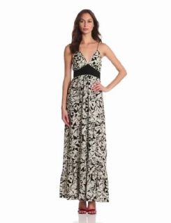 Tbags Los Angeles Women's Cami Strap Maxi Dress, Challis, X Small at  Womens Clothing store