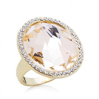 Roberto by RFM "Una Poesia" Faceted Crystal Bold Pavé Ring