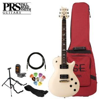 Paul Reed Smith SE 245 Antique White Electric Guitar Kit Includes: Tuner, Cable, Strap, Stand, Pick Sampler and PRS Gig Bag: Musical Instruments