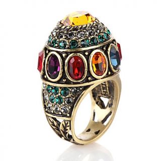 Heidi Daus "Imperial Intrigue" Crystal Oval Ring