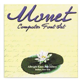 Monet Computer Font Set for Apple Macintosh (FLOPPY DISKETTE, NOT A CD): Software
