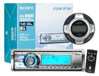 Sony Marine Package: CDX M60UI + RM X60M/L Marine Commander : Vehicle Cd Player Receivers : Car Electronics