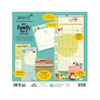 2012 Family Plan It Plan It Plus calendar: Perfect Timing   Avalanche: 9781606775929: Books