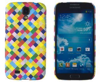 Premium Colorful Check Slim Hard Case for Samsung Galaxy S4, i9500   [Retail Packaging by DandyCase with FREE LCD Screen Cleaner]: Cell Phones & Accessories