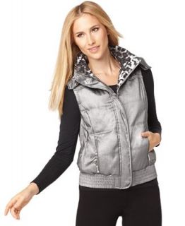 Calvin Klein Jacket, Sleeveless Hooded Puffer Vest   Jackets & Blazers   Women
