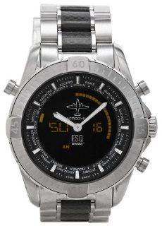 ESQ Movado Men's 7301132 Aerodyne Ana Digi GMT Watch: Watches