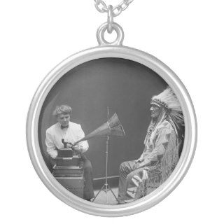 Frances Densmore Audio Recording Blackfoot Chief Custom Jewelry