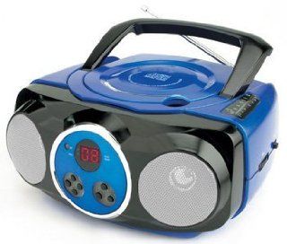 Naxa NX 233 Portable CD Player with AM/FM Stereo Radio  Blue : Boomboxes : MP3 Players & Accessories
