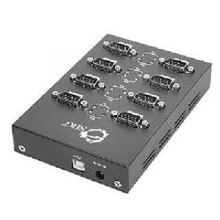 SIIG 8 Port USB to RS 232 Serial Adapter Hub / JU SC0211 S1 /: Computers & Accessories