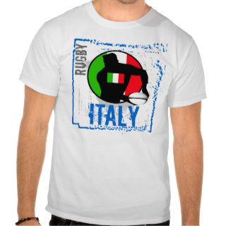 Italy Rugby T Shirt Pass Ball