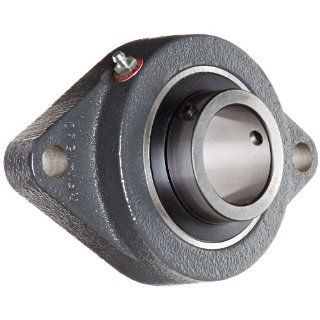 Browning VF2S 232 Normal Duty Flange Unit, 2 Bolt, Setscrew Lock, Regreasable, Contact and Flinger Seal, Cast Iron, Inch, 2" Bore, 7 1/4" Bolt Hole Spacing Width, 8 1/2" Overall Width: Flange Block Bearings: Industrial & Scientific