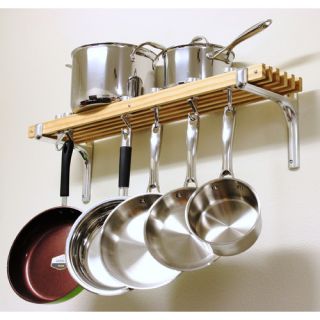 Wall Mount Pot Rack Set