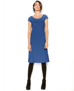 Eileen Fisher Long Sleeve Surplice Dress   Dresses   Women