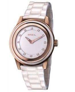 Breil Watch, Womens Orchestra Stainless Steel and Crystal Bracelet TW1008   Watches   Jewelry & Watches