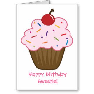 Happy Birthday Sweetie   Card