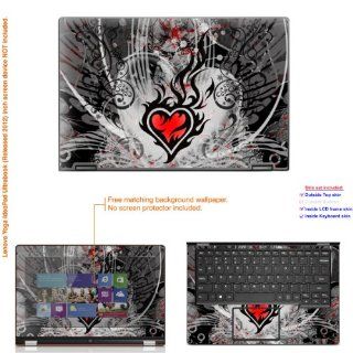 Decalrus   Matte Decal Skin Sticker for LENOVO IdeaPad Yoga 11 11S Ultrabooks with 11.6" screen (IMPORTANT NOTE compare your laptop to "IDENTIFY" image on this listing for correct model) case cover Mat_yoga1111 221 Computers & Accessor