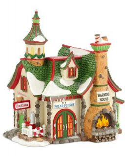 Department 56 North Pole Village   The Polar Plunge Warming House Collectible Figurine   Holiday Lane